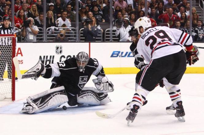Bryan Bickell Game 4. (Photo via Blackhawks Facebook Page)
